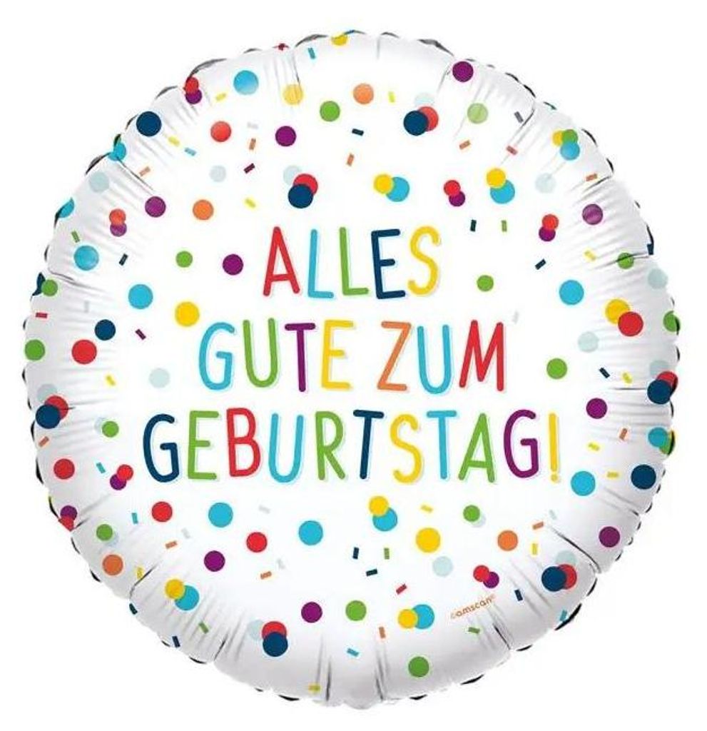 amscan® 4146401 Folienballon Alles Gute zum Geburtstag - Ø Produktbild 