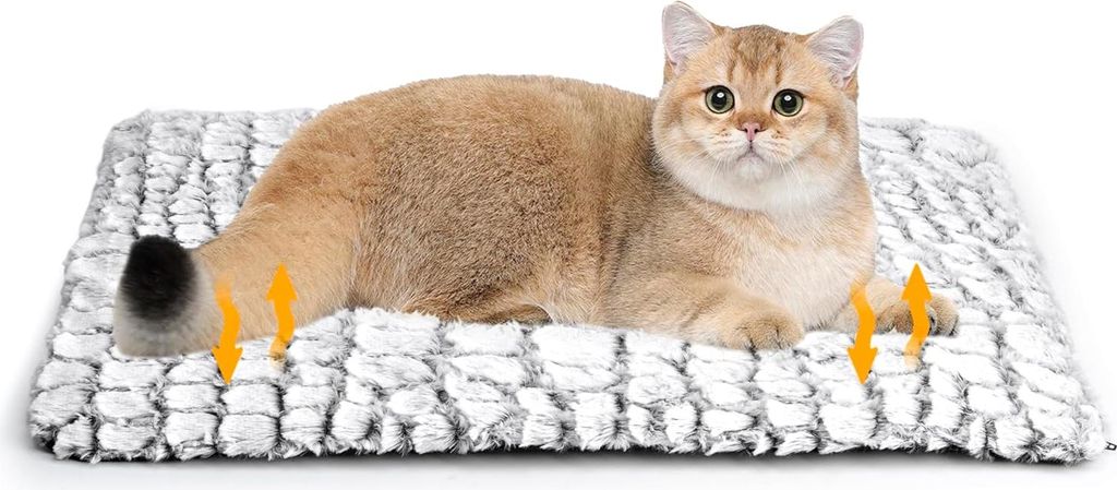 Selbstheizende Decke Katze, Heizdecke fš¹r Katzen und Hunde,Haustier W?rmekissen fš¹r Innen- und Au?enbereich, Anti-Slip selbstw?rmende Heizmat...