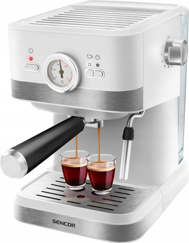 Sencor 20 Bar 1050W Espressomaschine Mit Milchaufschäumfunktion