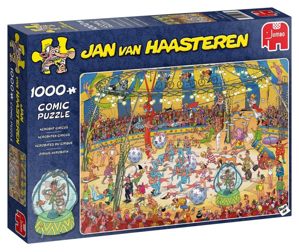 Jan van Haasteren - Zirkus Akrobatik - 1000 Teile, 1000 Produktbild 
