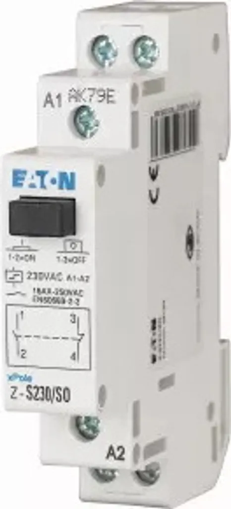 Télérupteur rail DIN Z-S240/SS 2 contacts fermeture 16A 265269 Eaton