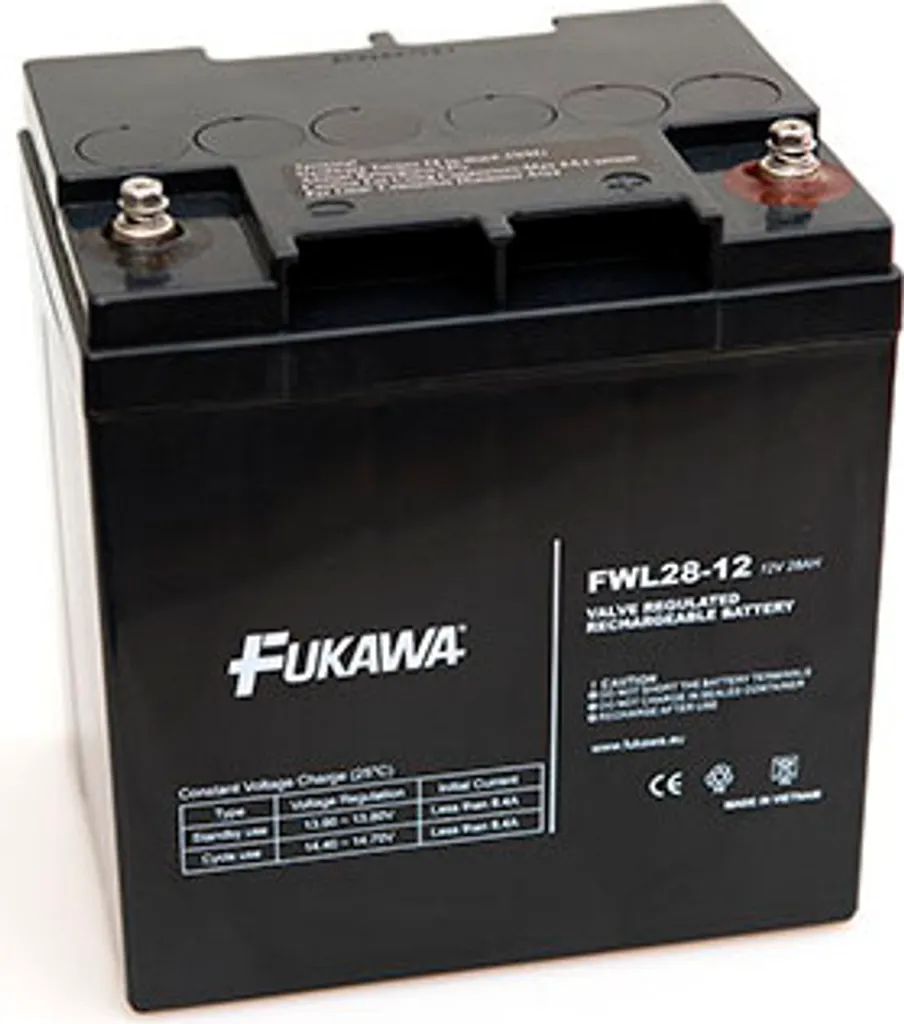 Batterie FIAMM Fukawa FWL28-12 12V 28Ah - Plomb Étanche Haute Performance