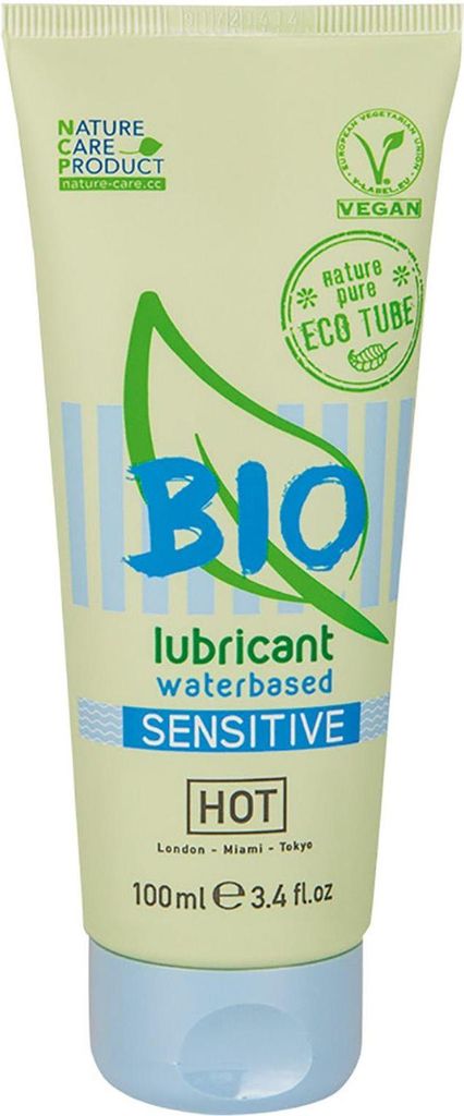 HOT BIO Sensitive lubrikant na vodnej báze - 100 ml Obrázok produktu 