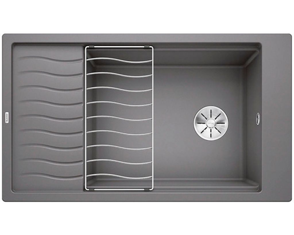 Blanco Elon XL 8 - Silgranitspüle, 860x500 mm, Felsgrau Produktbild 