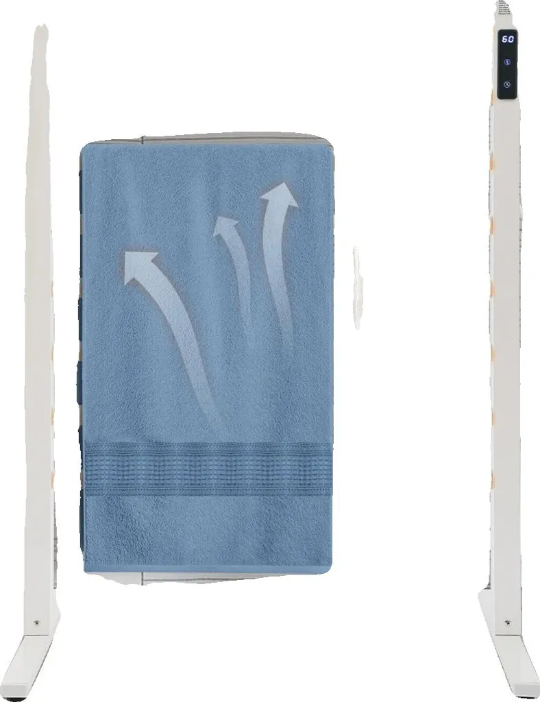 Sèche-serviette électrique mobile pour salle de bain - Confort alu 180W