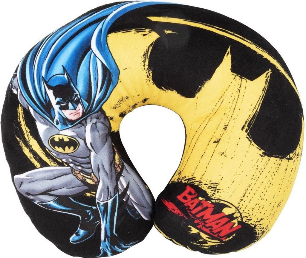 Tataway Weiches Batman-Nackenkissen für Auto und Reisen, Kindersicherheit, Komfort, Superheld Batman