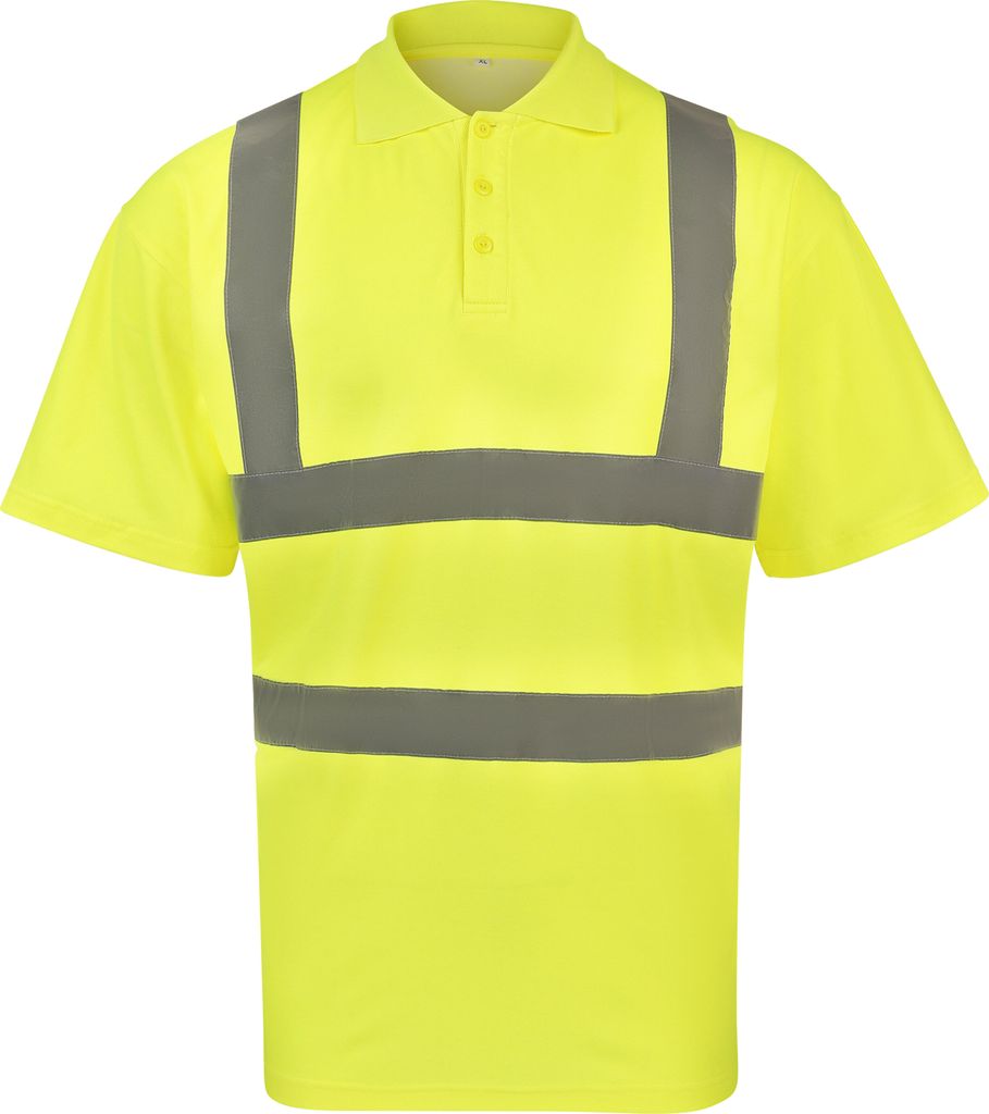Korntex KXPCPOLO | Herren Polo Blended fabric Poloshirt - Farbe: Signal Yellow - Größe: 3XL