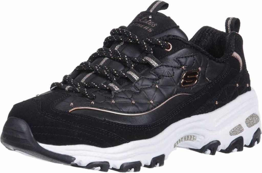 Skechers Femmes Sneakers D'Lites GLAMOUR FEELS Noir Image du produit 
