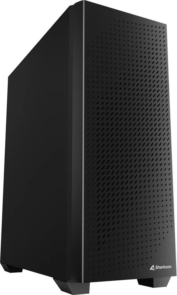 Boîtier PC Sharkoon VS9 Noir Idéal pour Bureautique et Gaming Standard ATX
