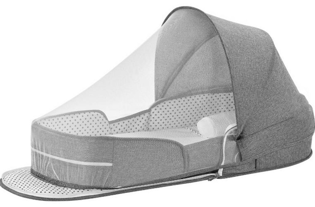 Cuna de viaje plegable portátil, con mosquitera, fabricada Imagen del producto 