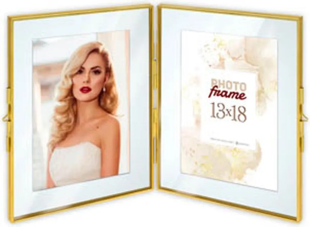 Cornice ZEP Bruxelles Oro Metallo 2x 10x15 cm | Qualità Professionale