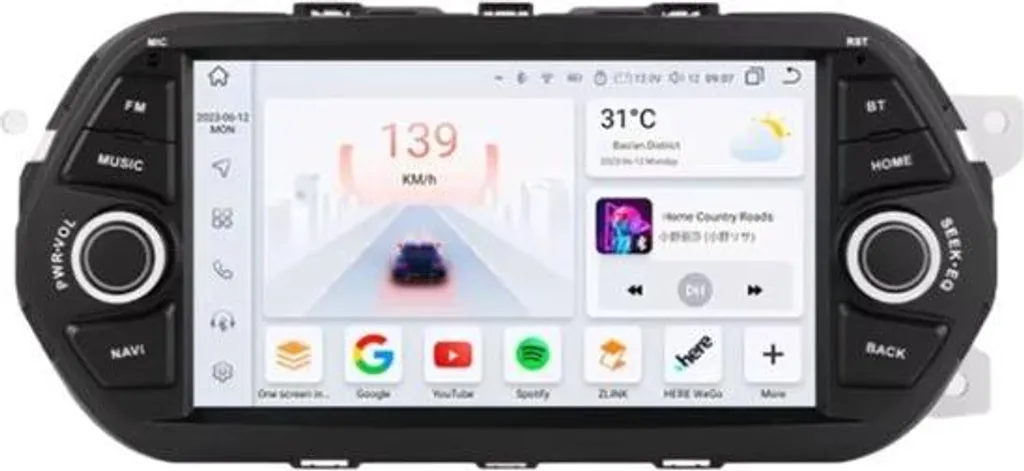 Système Stéréo Android pour Fiat Tipo et Egea avec CarPlay sans Fil 32Go