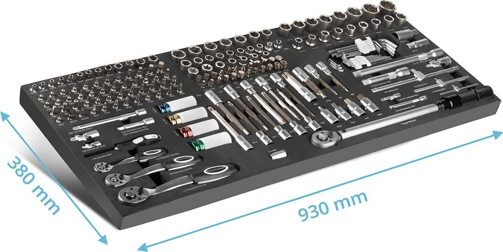 Coffret d'outils 186 pièces STAHLWERK pour ne plus jamais manquer de douilles - 4