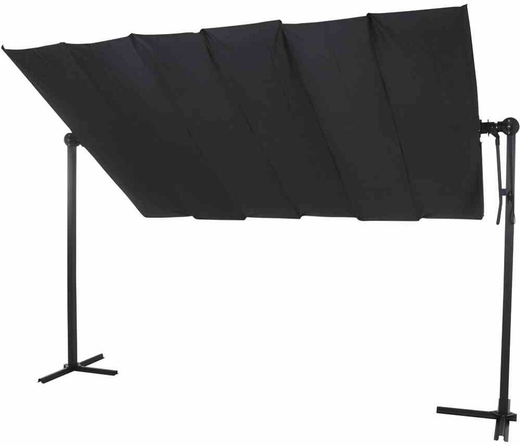 Standmarkise >Enna< in matt anthrazit - 350x220x250 (BxHxT)