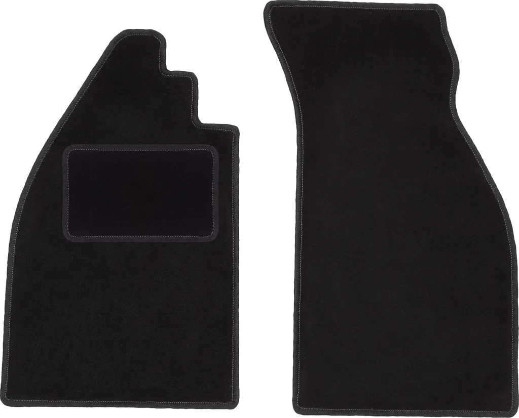 Kit 2 Tappetini Anteriori Velours per VW Garbus (1938-2003) - Nero