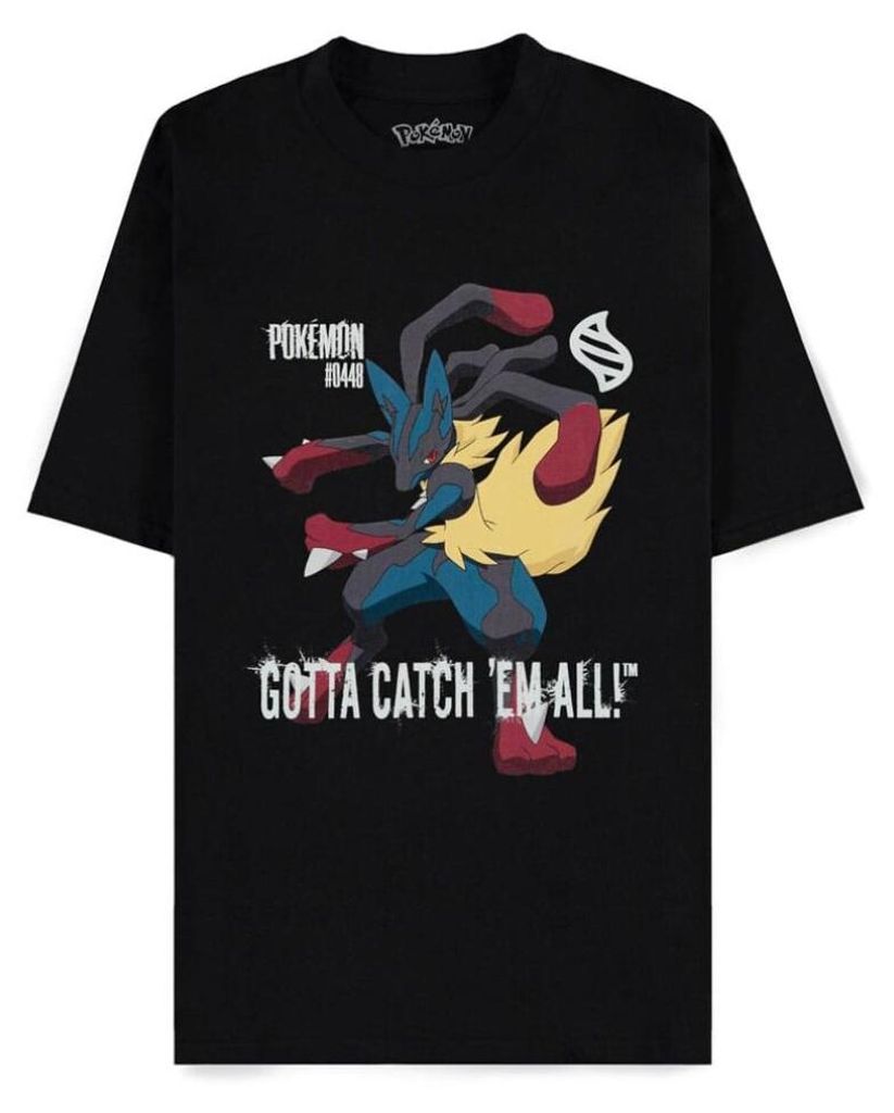 Pokémon - Mega Lucario Gotta Catch Em All - pánské tričko s Obrázek produktu 