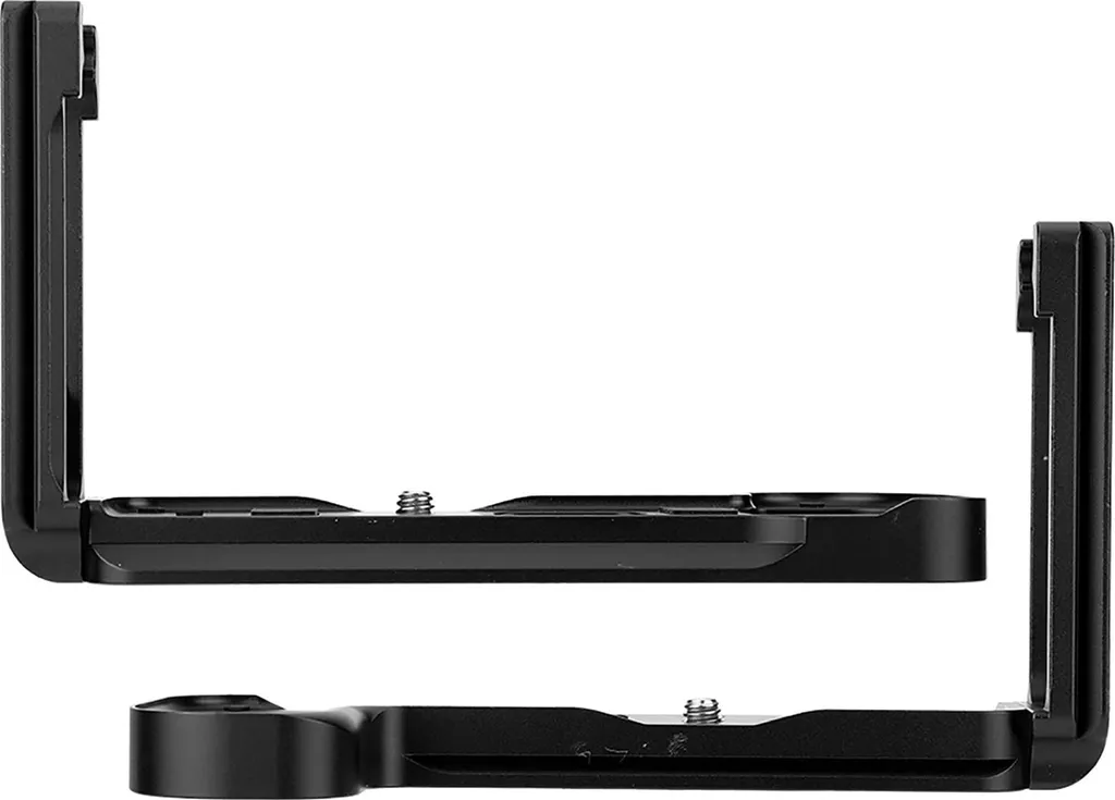 Lega di alluminio, impugnatura a L estensibile, piastra a sgancio rapido per fotocamera Nikon Z7 Z6 (nero)