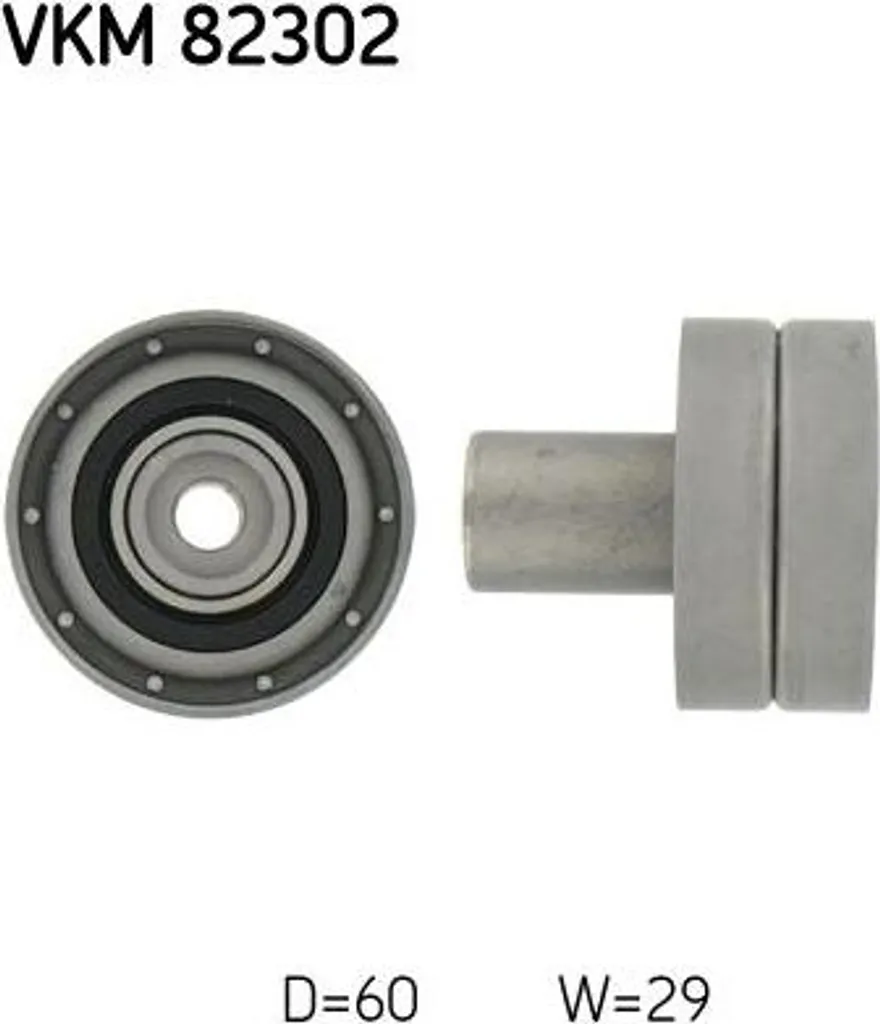 SKF VKM 82302 Galet Enrouleur Courroie Crantée OE 1307754A00 Almera