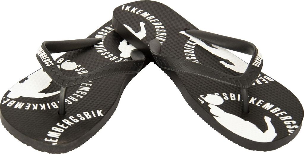 BIKKEMBERGS Herren-Flip-Flops für das Meer oder Schwimmbad mit Logo-Spitze, Artikel BKK3MSR01, Serie: pupino, Taglia 44 - Size 44, PVC 100%