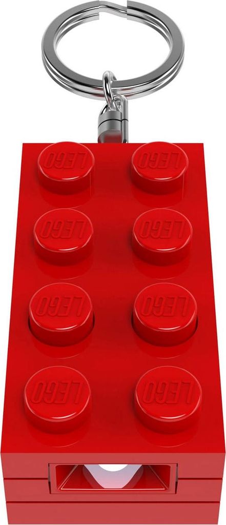 LEGO Minifigures Schlüsselanhänger mit Leuchtfunktion Stein-Rot 8 cm