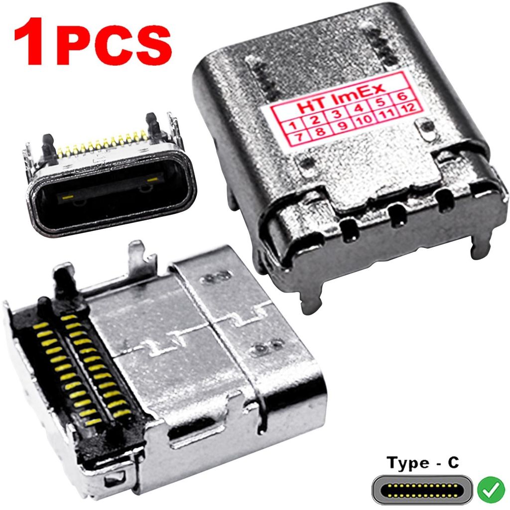 USB-C DC Jack Power Socket Charging Port Connector for Lenovo 100e Chromebook Gen 3, Gen 3 (82J7), Gen 3 (82V0)
