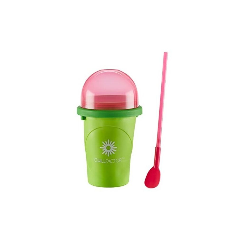 Chillfactor CO07952 Fresalicioso: Slush-Maschine mit wiederverwendbarem Becher und Strohhalm, Bandai BANDAI