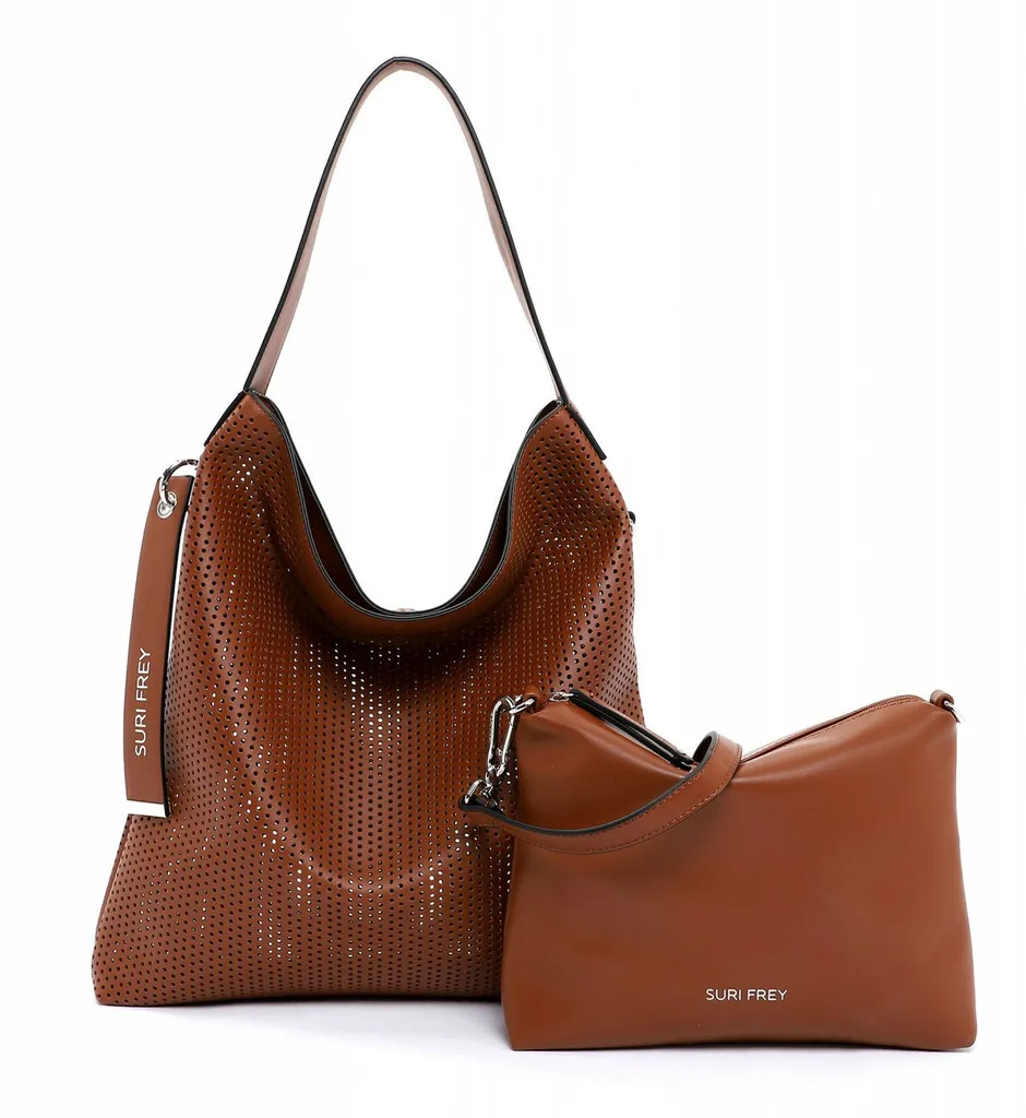 SURI FREY Black Label July Hobo Bag Cognac - Borsa a Tracolla Elegante