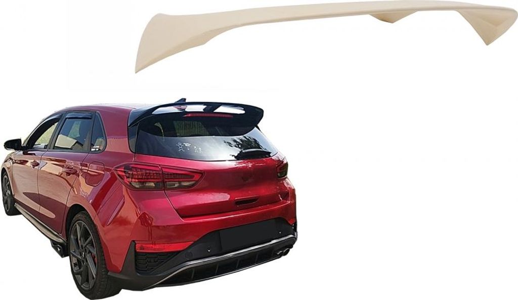 Dachspoiler Heckspoiler für Hyundai i30 Mk3 Hatchback 2016+ Standard N-Line unlackiert.