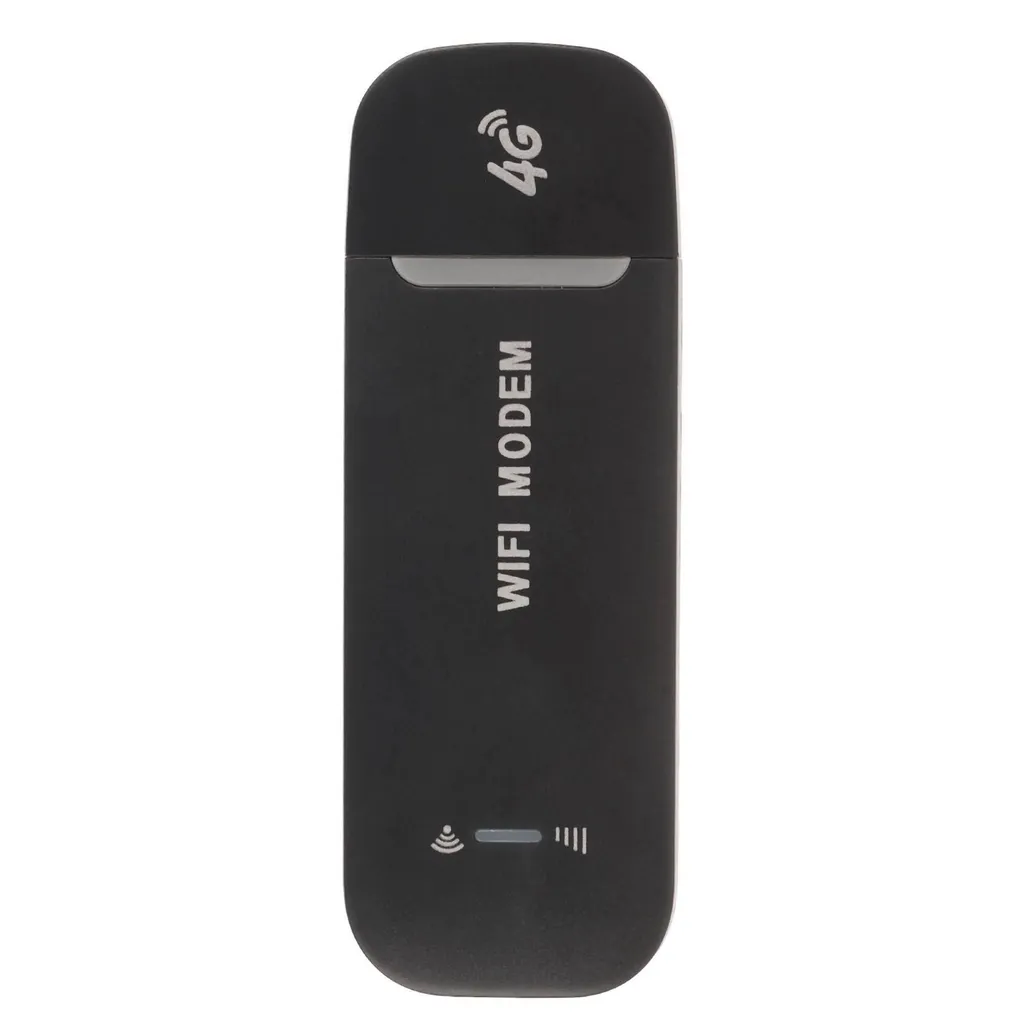 router 4G WLAN nero - Fino a 10 utenti, connessione stabile, USB plug-and-play, hotspot con micro SIM per telefono e PC