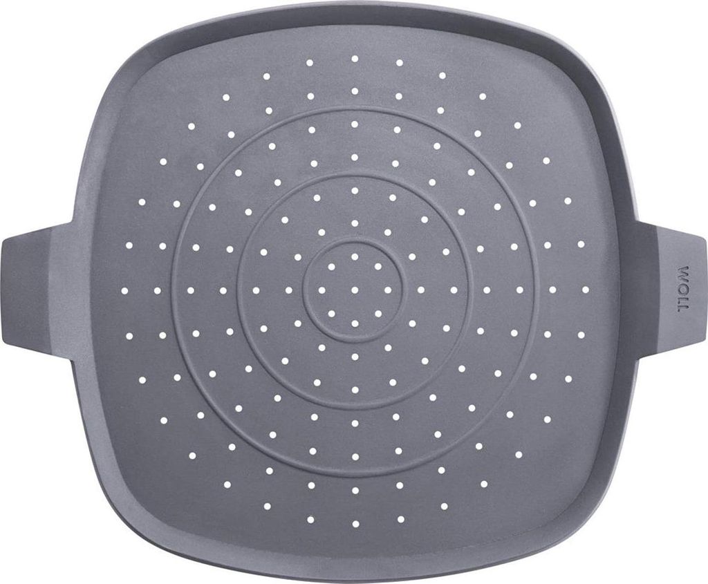Silikon Spritzschutz quadratisch 28 x 28 cm, grau