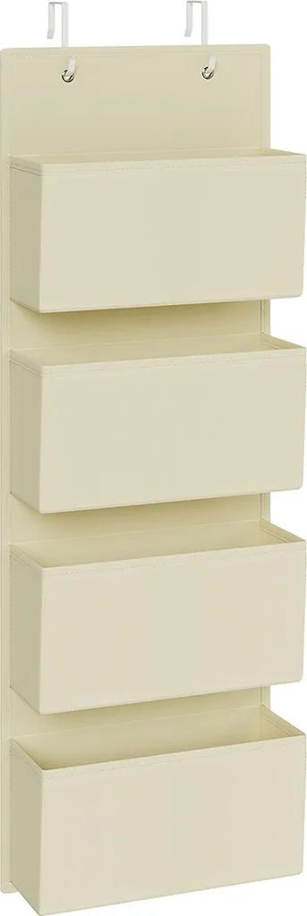 Organisateur pour armoire à 4 compartiments beige gain de place malin