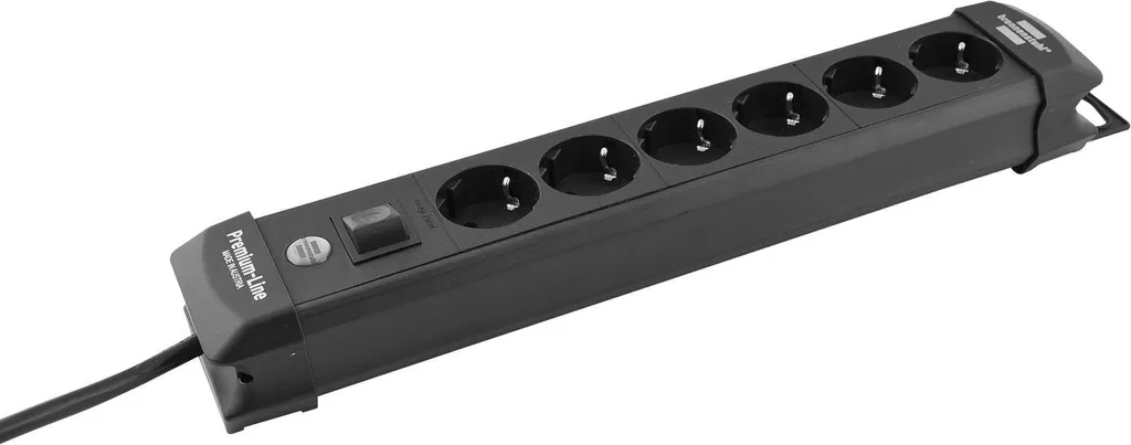 Multipresa Brennenstuhl Premium-Line 6 Vie 3m Nero | Setup PC Gaming Sicuro