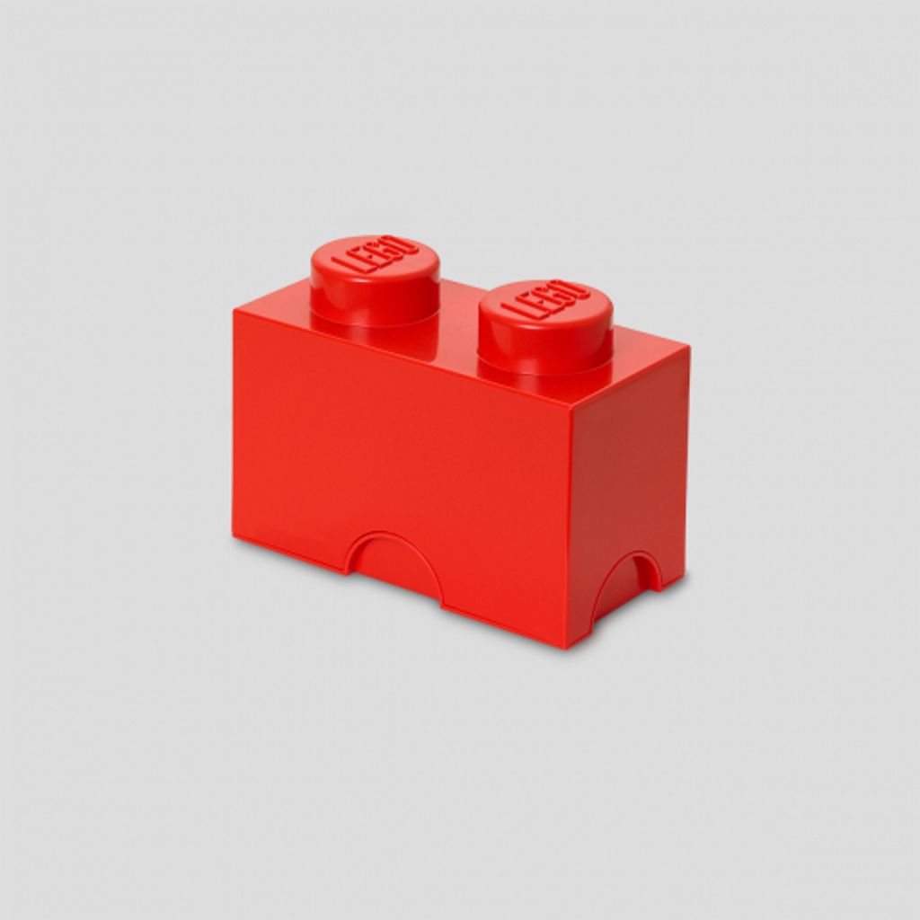 LEGO - Storage Brick 2 rot