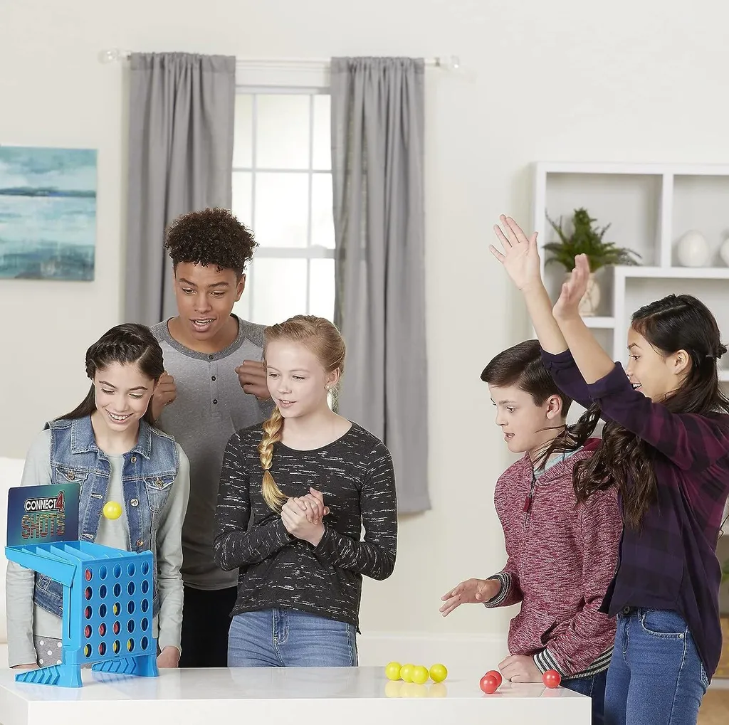 Hasbro E3578100 4 GEWINNT ACTION Jeu de Société et d'Adresse Stratégique