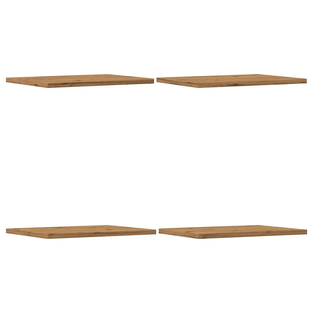 Ripiani 4 pezzi. Rovere artigianale 40x30x1,5 cm materiale a base di legno