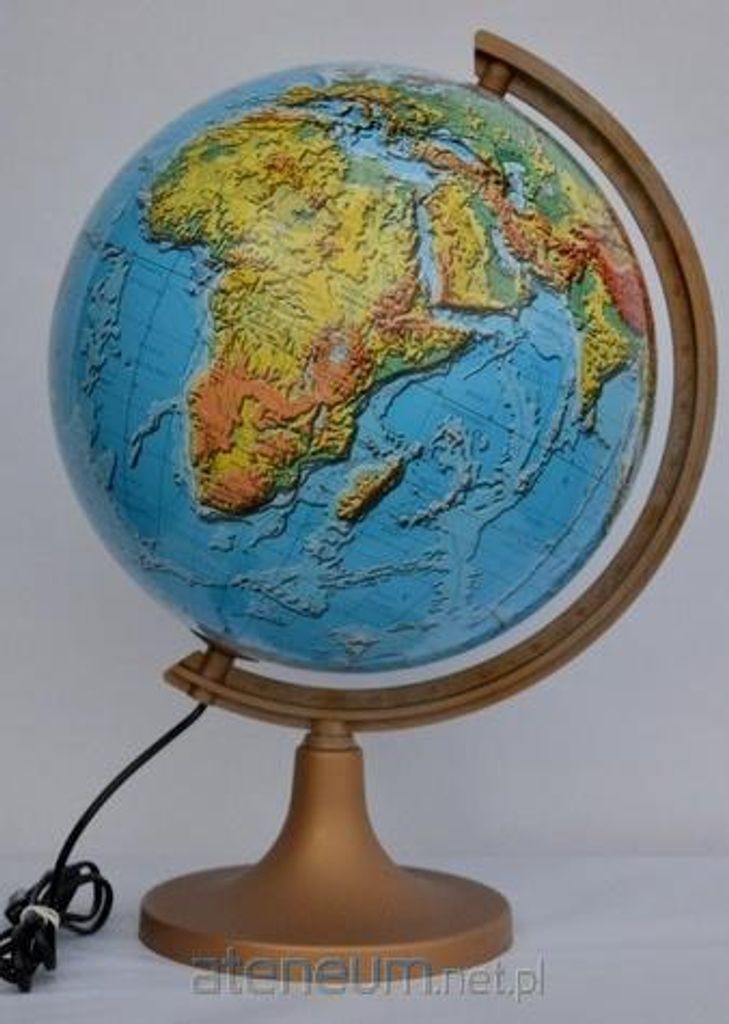 Globus fizyczny 3D podświetlany 32 cm Obrázek produktu 