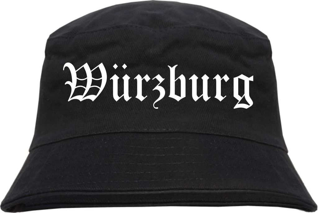 Würzburg Fischerhut - Altdeutsch - bedruckt - Bucket Hat Produktbild 