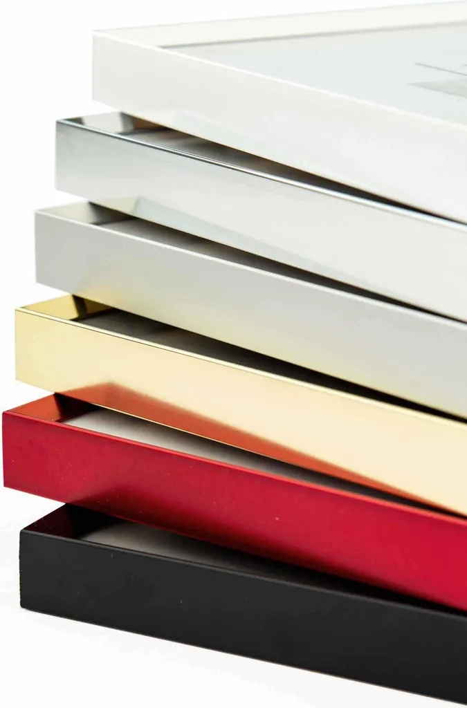 Cornice Alluminio 30x40 Pixel Rosso Tornado | Montaggio Rapido Nielsen - 7