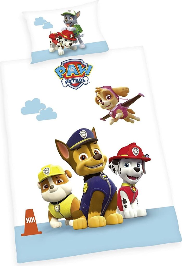 Paw Patrol - Bettwäsche - Renforcé - 40 x 60 / 100 x 135 cm Obrázek produktu 