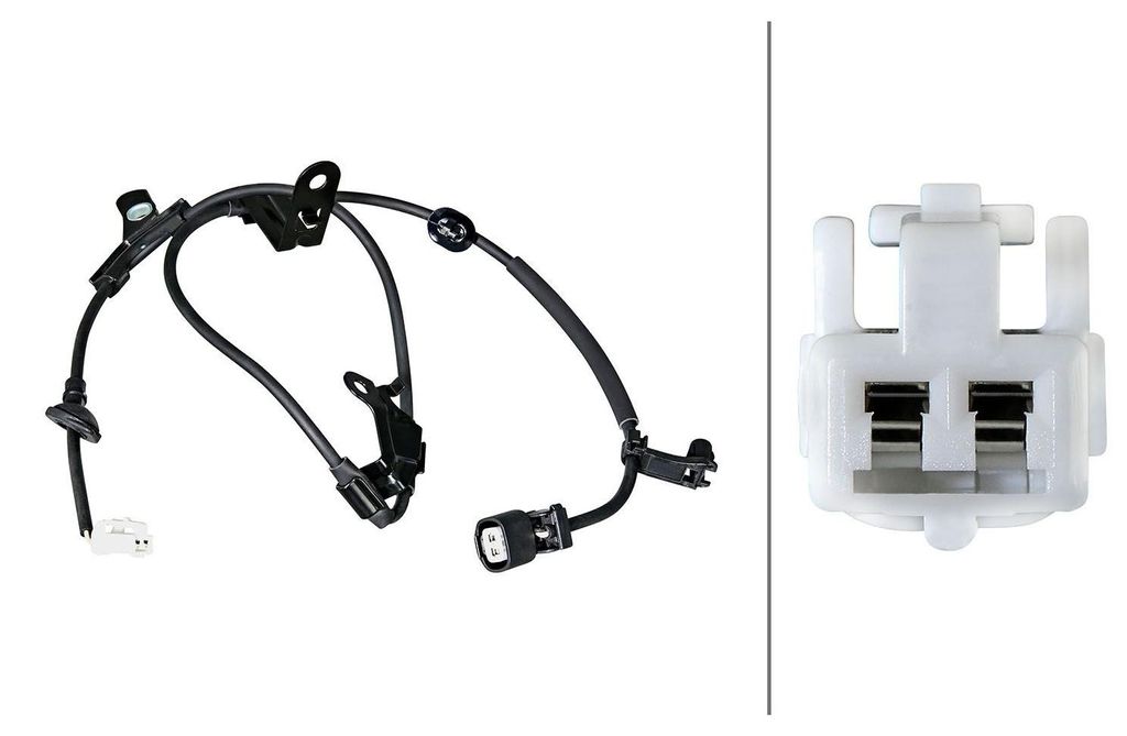 HELLA ABS-Kabel ABS-Sensorkabel 6PU 358 219-351 Hinten Rechts für TOYOTA COROLLA Verso (ZER, ZZE12, R1)