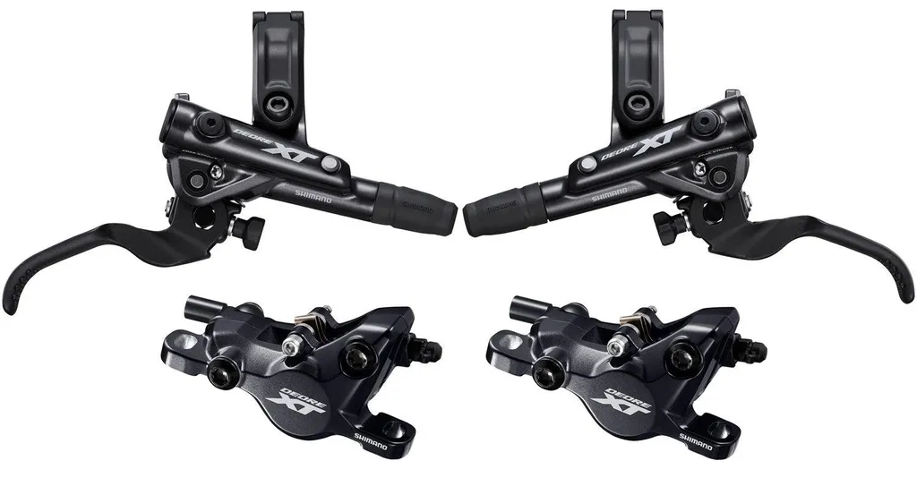 Kit freins à disque Shimano XT BR-M8100 contre fading de surchauffe