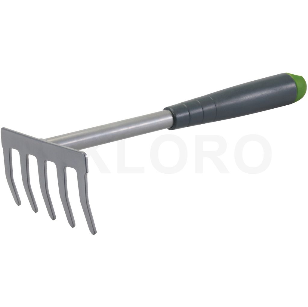 SILVERLINE Handharke 229758 290 mm Gartenharke Handrechen Harke Rechen