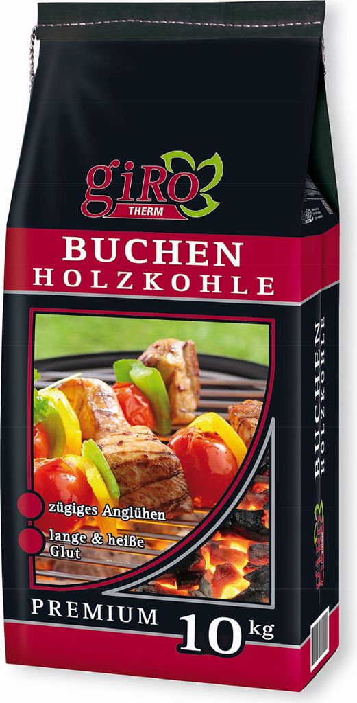 giRo Charbon de bois pour grillades Charbon de bois de Image du produit 