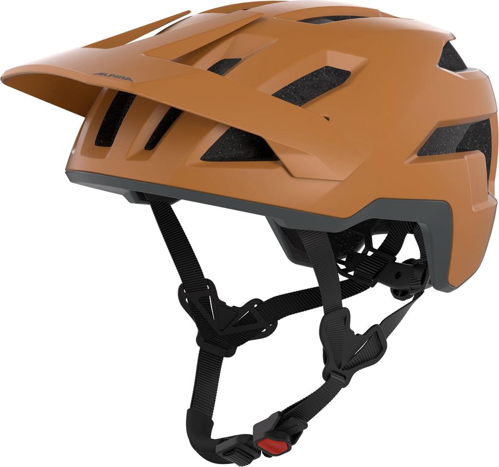 Olympia-Sportbekleidung Alpina Sports MTB-Helm Taunus 52-56 mattbraun