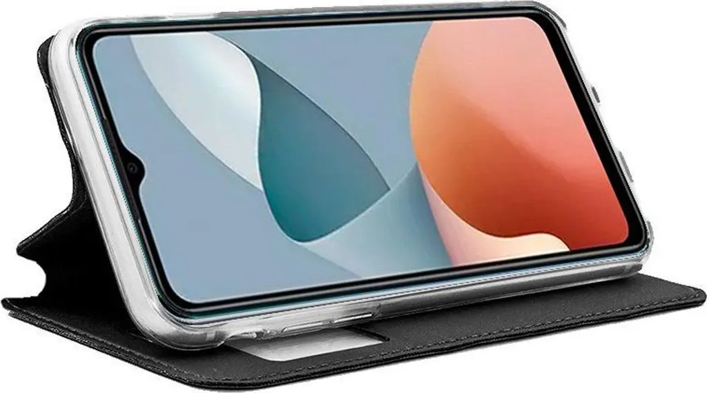Étui pour ZTE Blade A34 noir avec support vidéo - Idéal pour le multimédia
