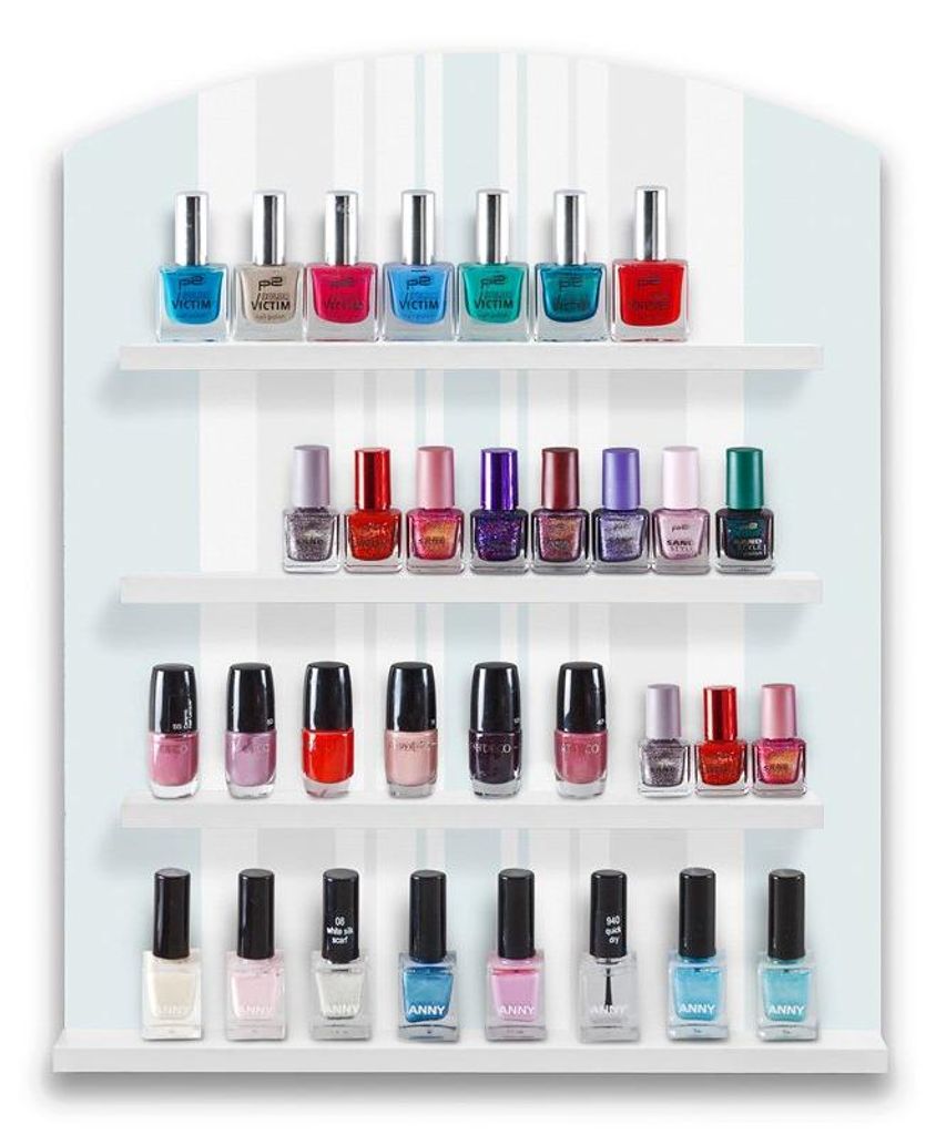 Nagellackregal Wandregal NAILBOARD Aufbewahrung Organizer Produktbild 