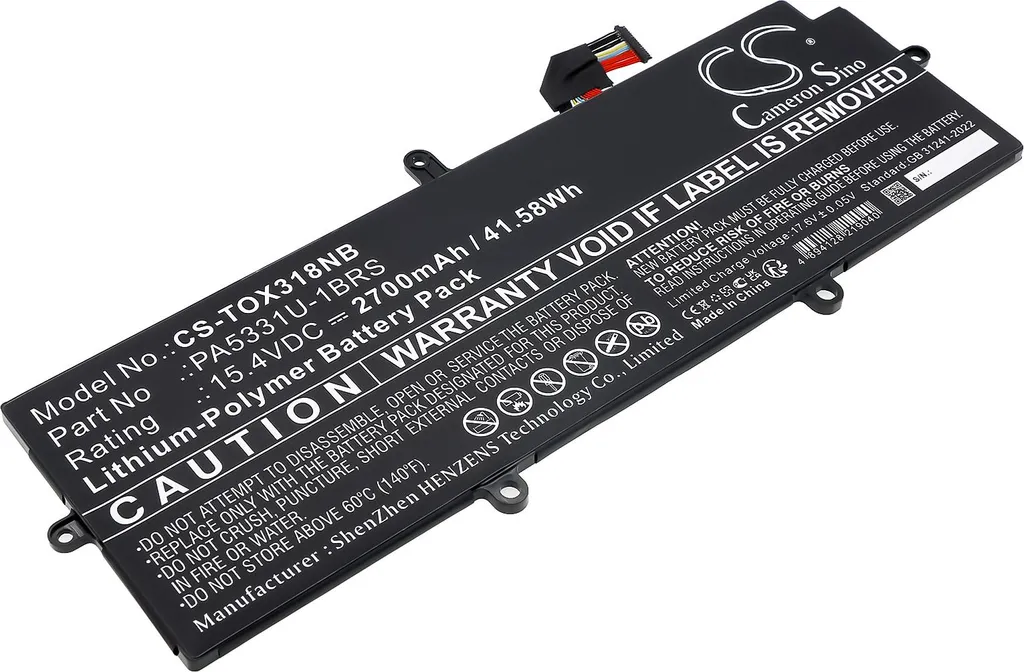 Batterie de Rechange pour PC Toshiba Dynabook Portege A30 A30-E Série