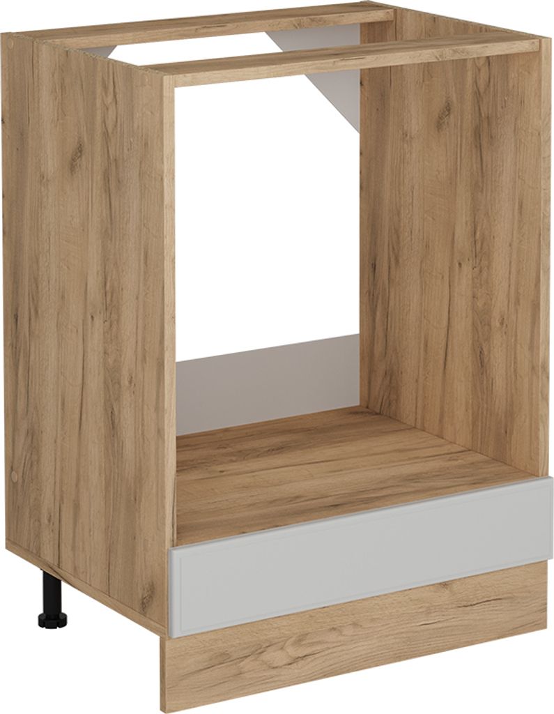 Herdumbauschrank Vicco R-Line Weiß Landhaus 60 cm ohne Arbeitsplatte, Model 53913