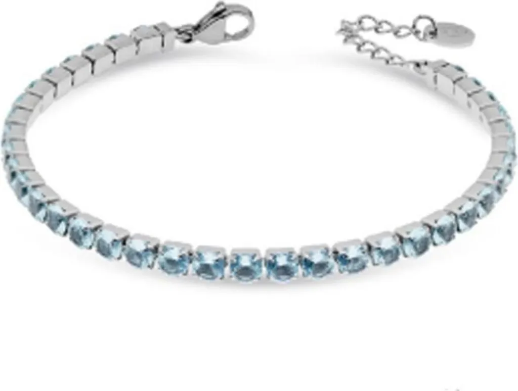 Regalo Donna: Bracciale Liu Jo LJ2426 Argento e Zirconi Celesti