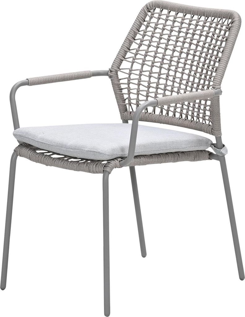 Swifty – Rope dining tuinstoel – taupe/zand – valley sand Productafbeelding 